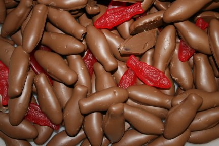 Chocolate Covered Swedish Fish